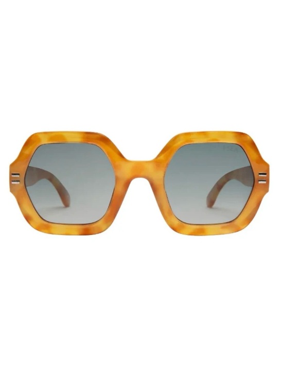 NWT Free People x I-Sea Joni Sunglasses in Honey Tort / Green Polarized main image 5